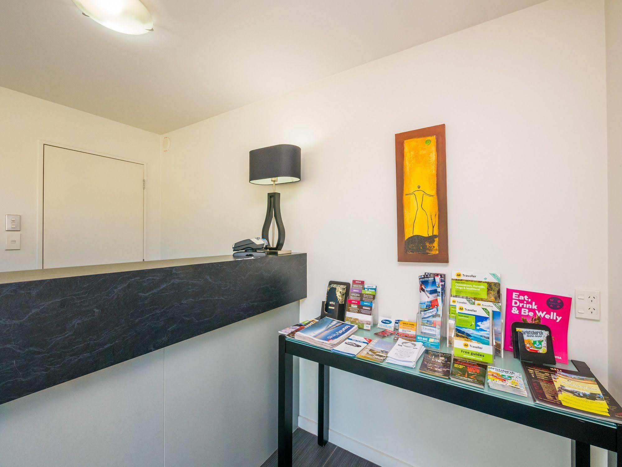 Bellano Motel Suites Christchurch Exterior foto Reception